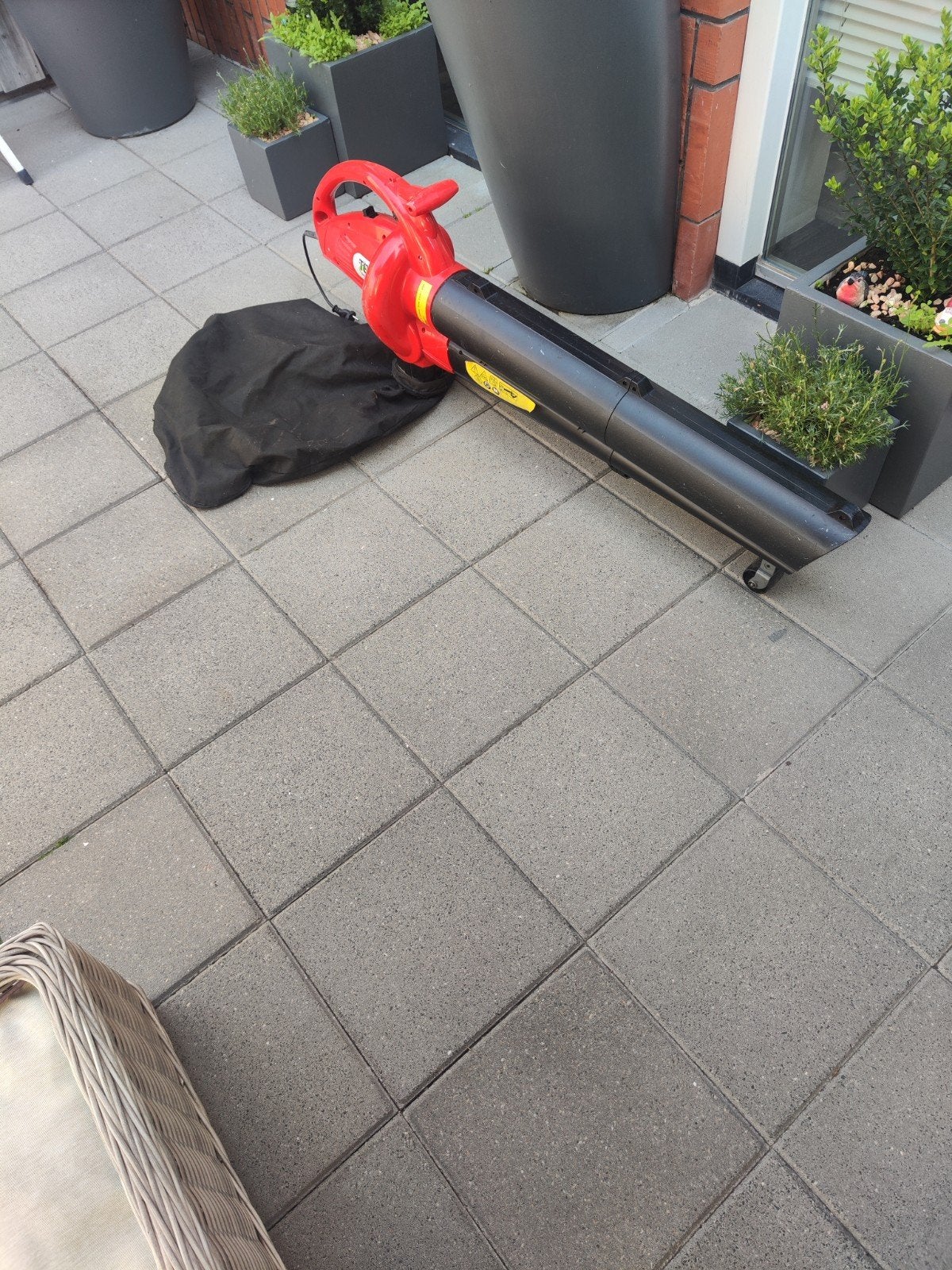 Bladblazer, Tuin en Terras, Ophalen, Zo goed als nieuw, Elektrisch, Met opvangzak