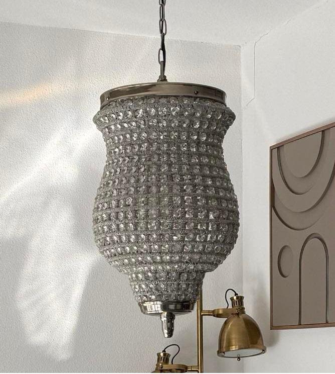 Riviera maison kroonluchter chantilly chandelier nieuwstaat, Ophalen, Zo goed als nieuw, Minder dan 50 cm