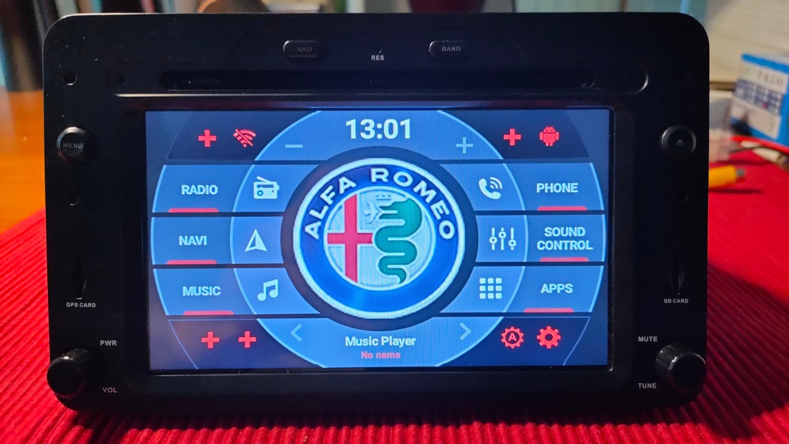 Android headunit voor Alfa Romeo 939 typen, Ophalen