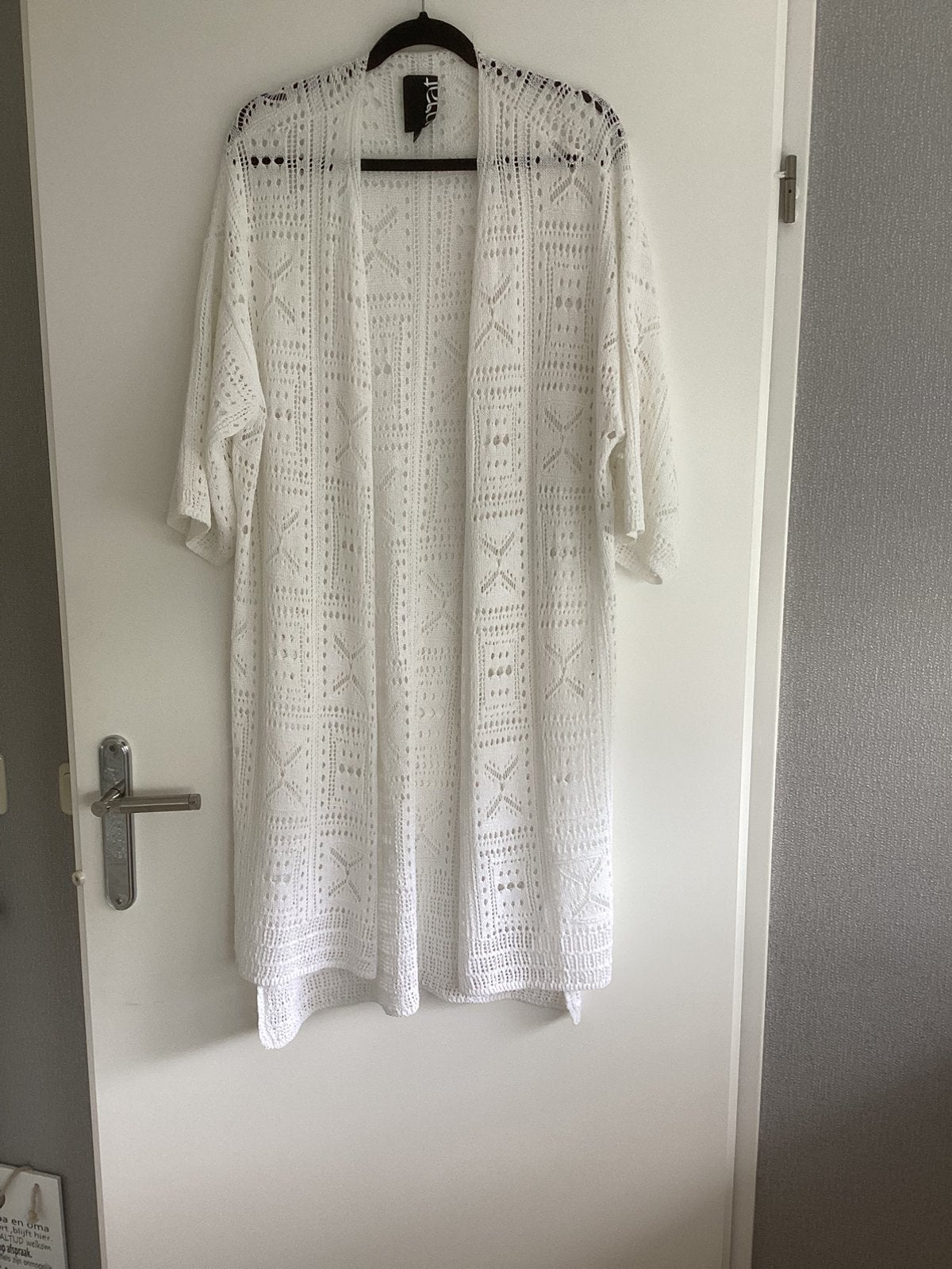 Mat fashion vest, Kleding | Dames, Grote Maten, Verzenden, Nieuw, Wit, Trui of Vest
