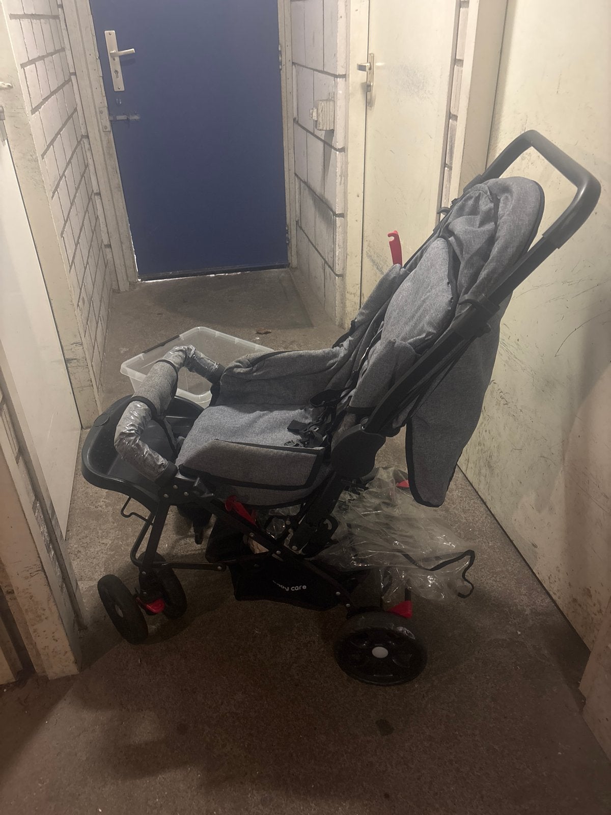 Baby Care kinderwagen - Grijs, zo goed als nieuw, Ophalen, Gebruikt, Kinderwagen, Overige merken