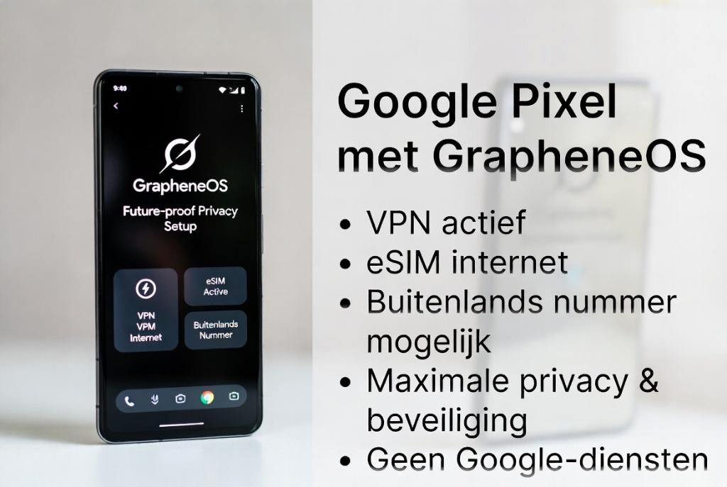 Google Pixel met GrapheneOS en meer, Overige modellen, Refurbished, Ophalen of Verzenden, Zonder abonnement