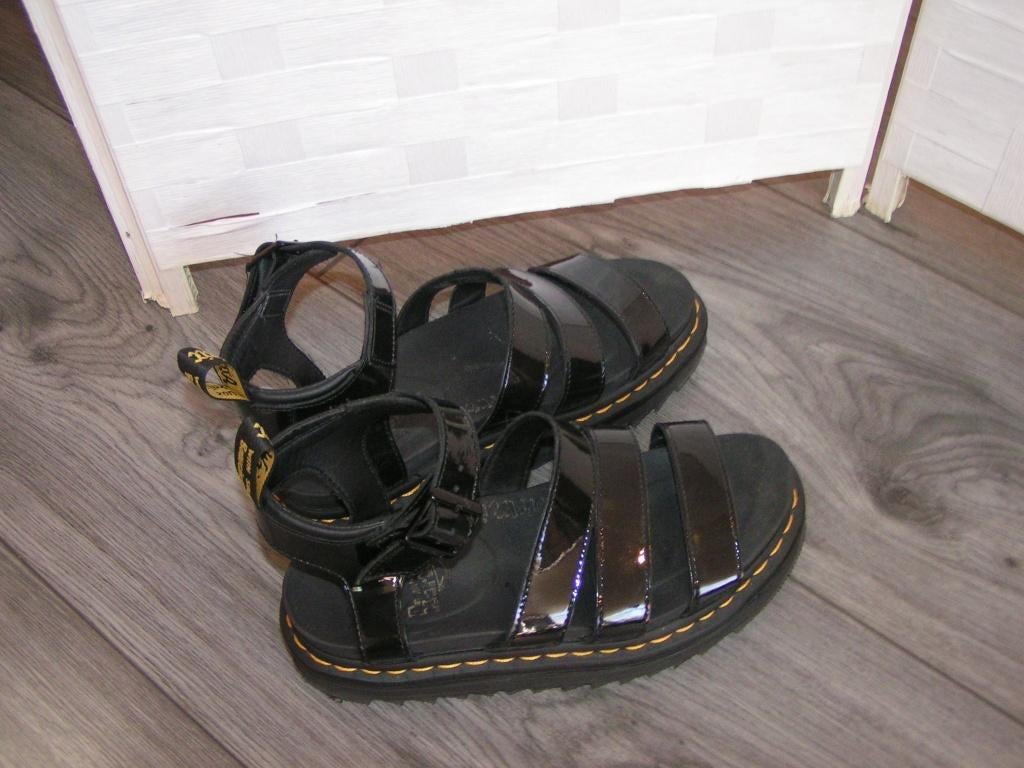 D.MARTENS sandalen,Mt 38(UK5) als nieuw, Tweedehands, Dr.Martens, Zwart, Tweedehands