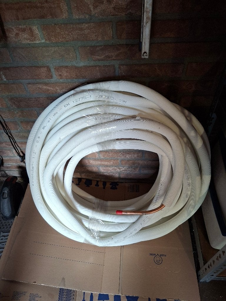 aircotube airco leiding koelleiding 30 meter, Minder dan 60 m³, Nieuw, 3 snelheden of meer, Ophalen of Verzenden