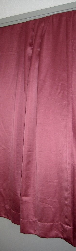 4 STUKS ,SFEERVOLLE WARM OUD ROZE GORDIJNEN, Huis en Inrichting, Overgordijn, Met haken, Zo goed als nieuw, Roze