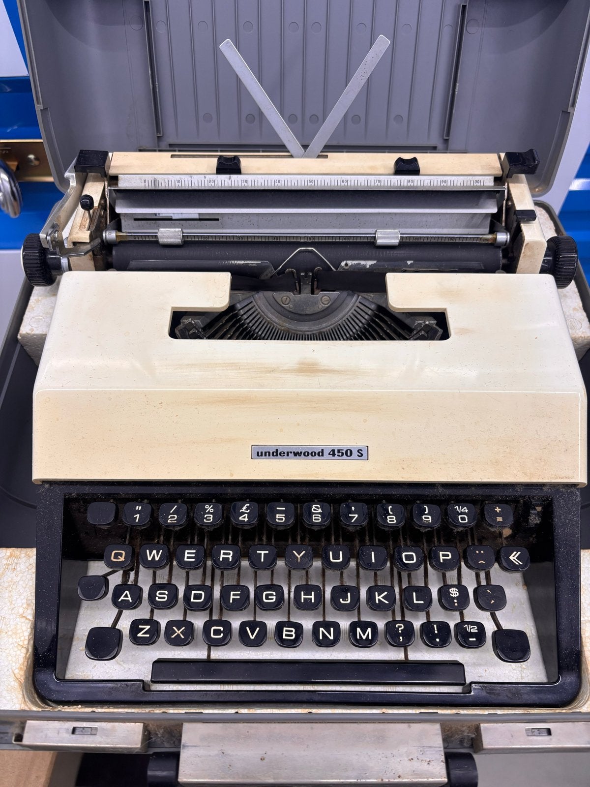 Vintage typemachine, Ophalen, Gebruikt