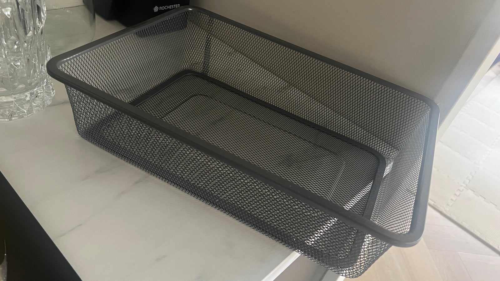 IKEA boaxel grijs, Huis en Inrichting, Ophalen of Verzenden, Zo goed als nieuw, 25 tot 50 cm, Minder dan 100 cm