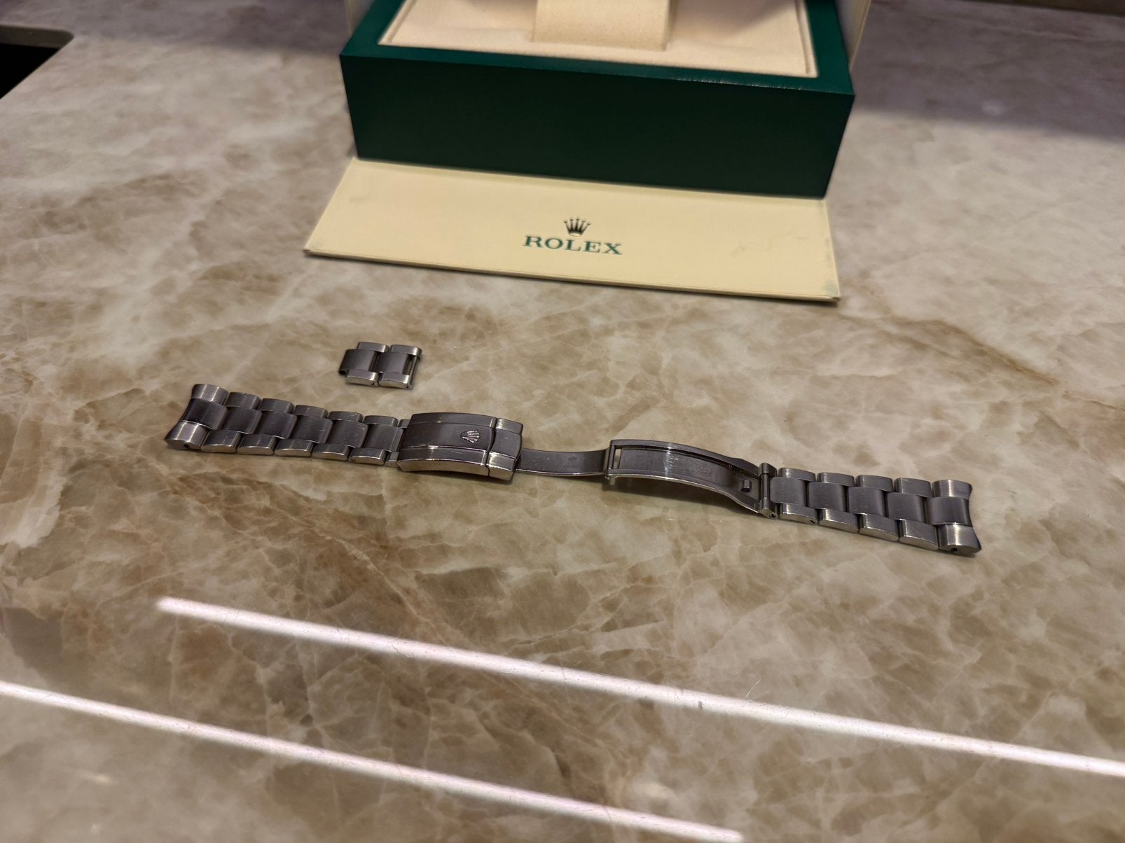 Originele Rolex Oyster-band 41 mm – Ref. 78360 –  72610 U, Sieraden, Tassen en Uiterlijk, Horloges | Heren, Ophalen of Verzenden