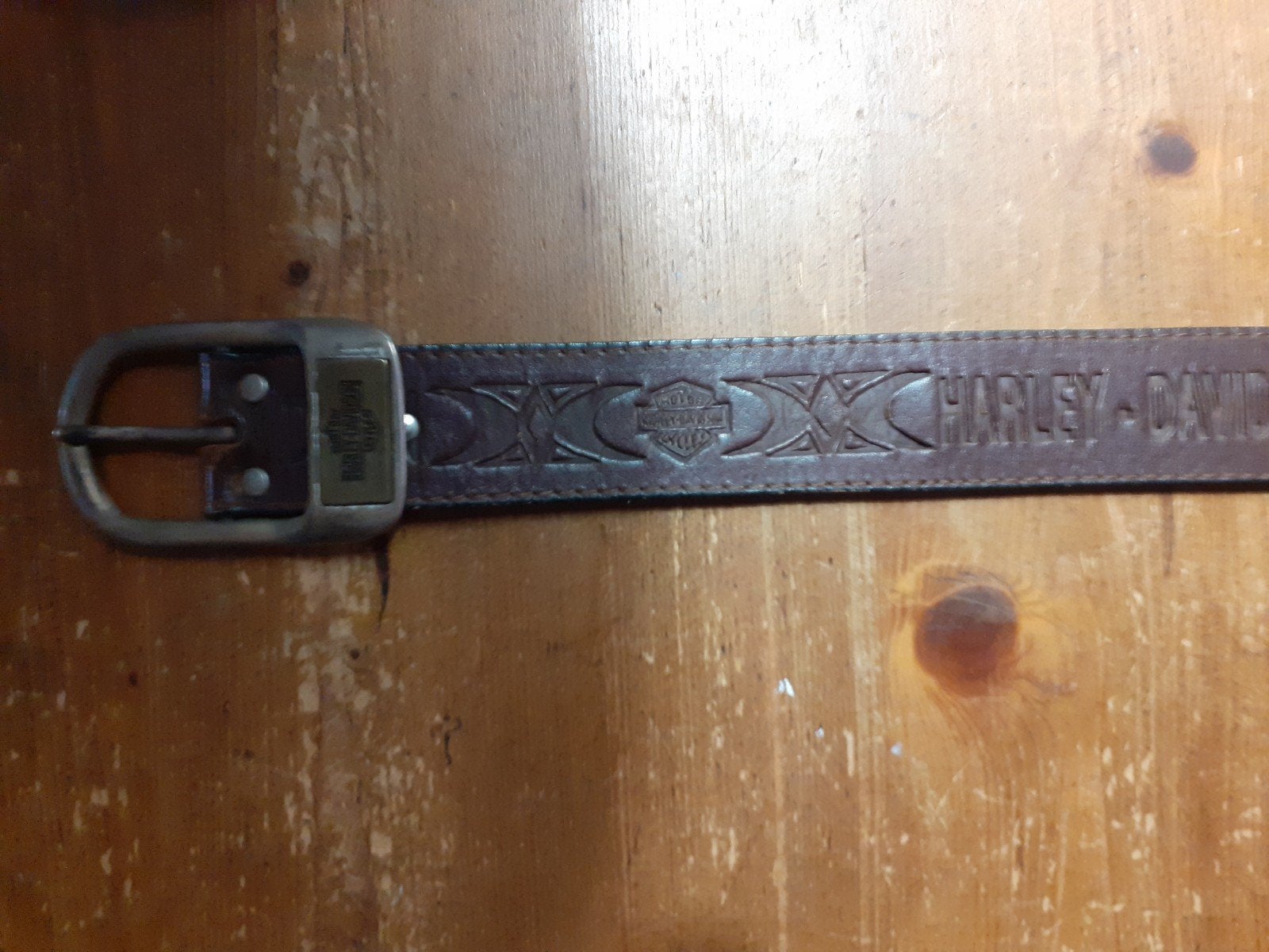 Riem HARLEY DAVIDSON kleur bruin, Bruin, Echt leder, Ophalen of Verzenden, Harley Davidson
