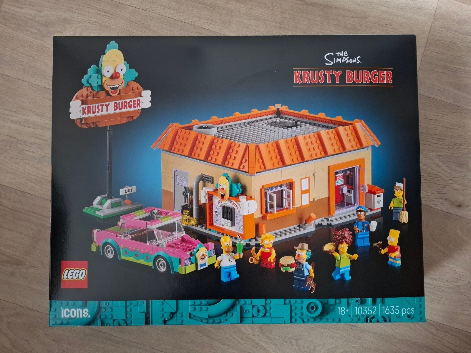 LEGO The Simpsons Krusty Burger 10352 - Nieuw in doos, Ophalen of Verzenden, Nieuw, Complete set, Lego
