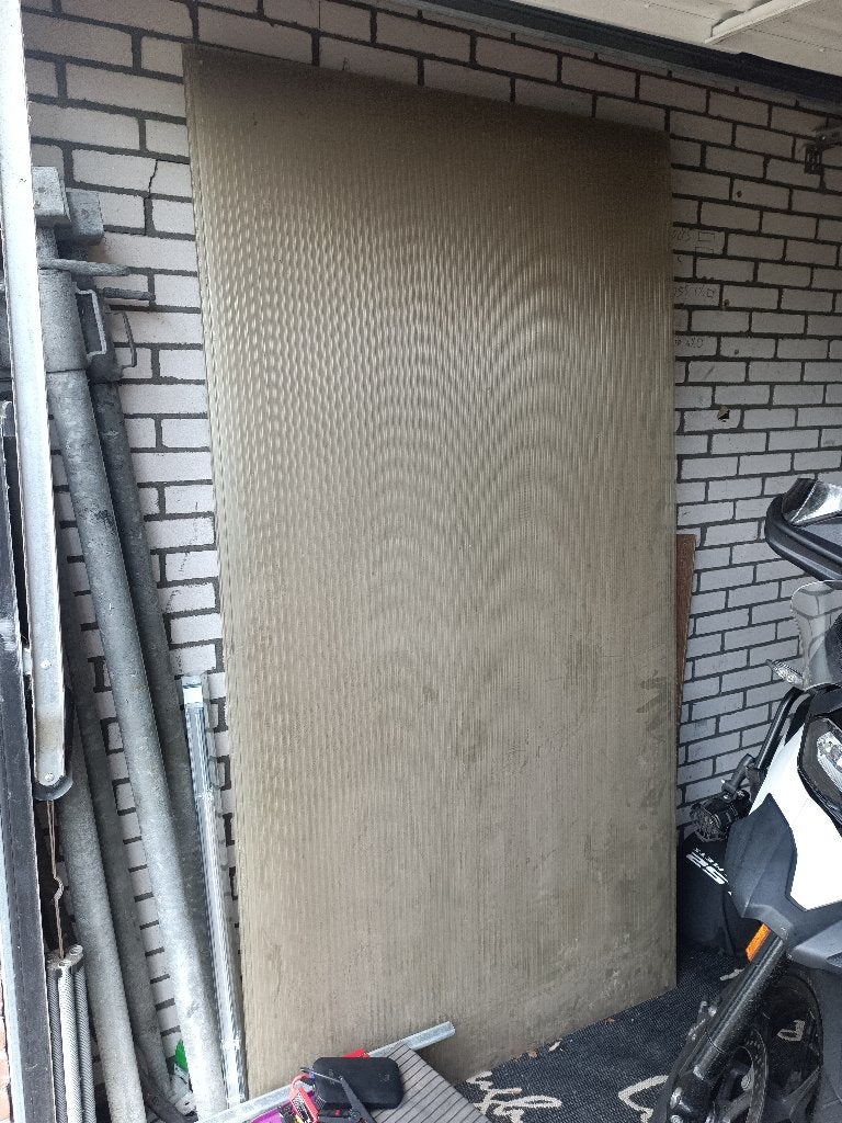 Kanaalplaat 10 x (1,05 x 1,99), Doe-het-zelf en Verbouw, Platen en Panelen, Ophalen, Zo goed als nieuw, Overige materialen, Minder dan 20 mm