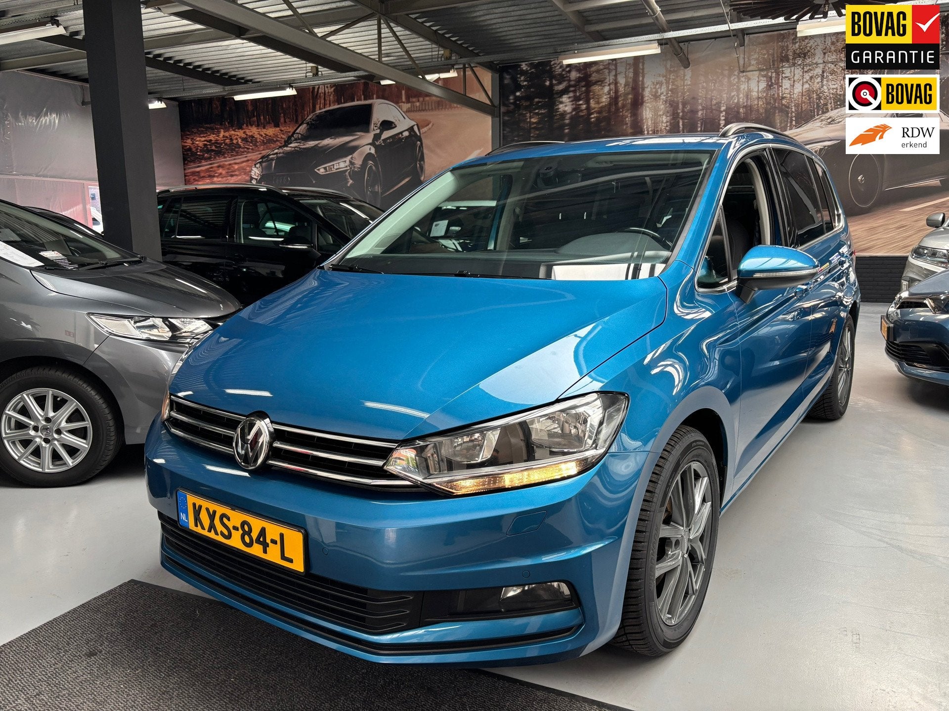 Volkswagen TOURAN 1.4 TSI Comfortline 7persoons / Carplay /, Auto's, Dealer onderhouden, Gebruikt, 4 cilinders, Blauw
