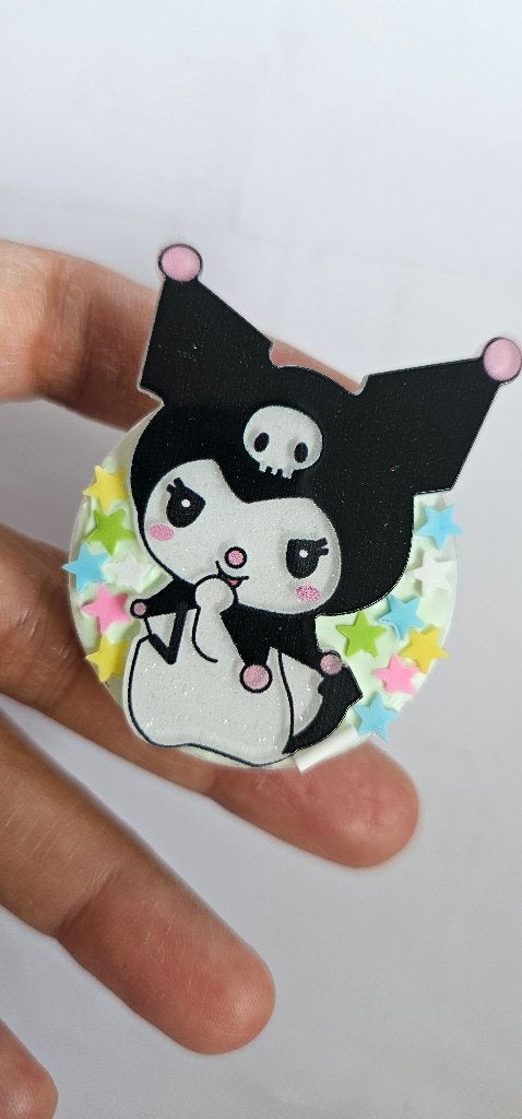 Leuke Kuromi Popsocket - Telefoonhouder en grip, Ophalen of Verzenden, Nieuw, Telefoonhanger of Accessoire, Universeel