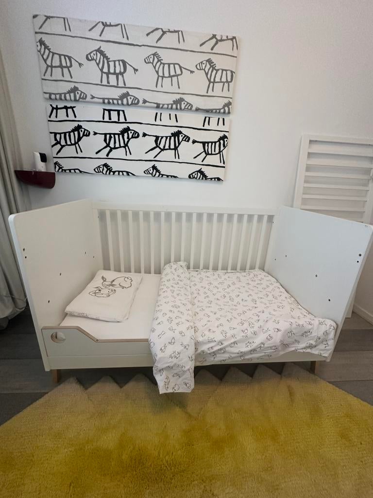 Petite Amélie meegroei kinderbed type Brise én schoon matras, Ophalen of Verzenden, Zo goed als nieuw, Jongetje of Meisje