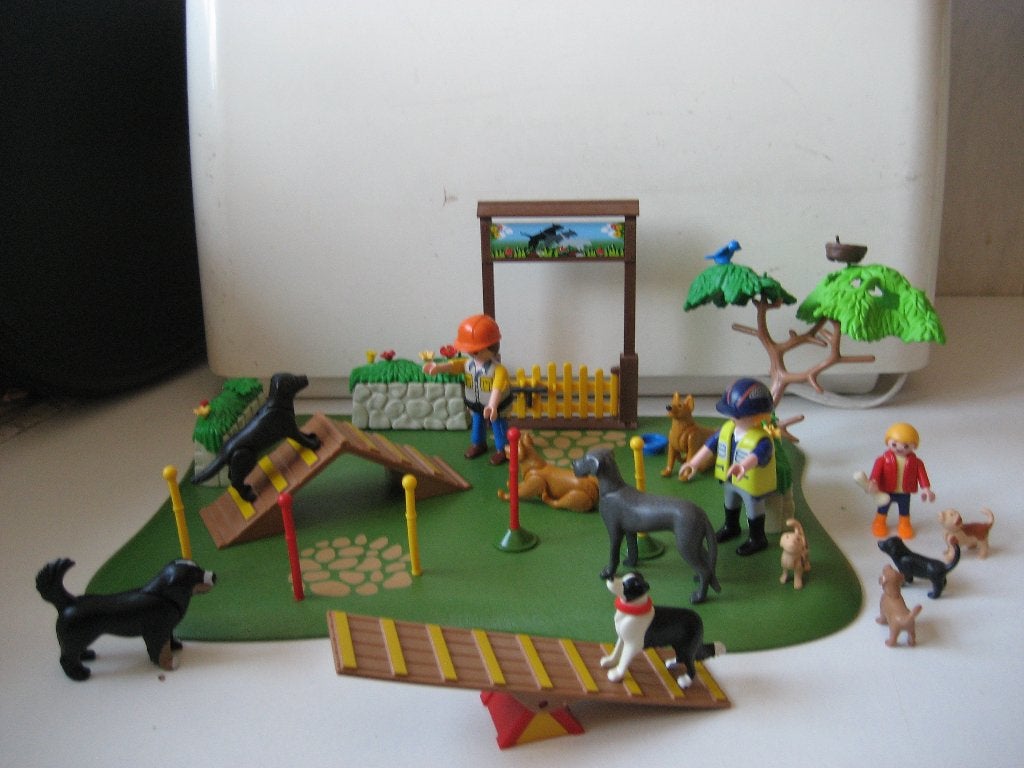 playmobil hondentraining 6145 met extra honden, Ophalen of Verzenden, Zo goed als nieuw