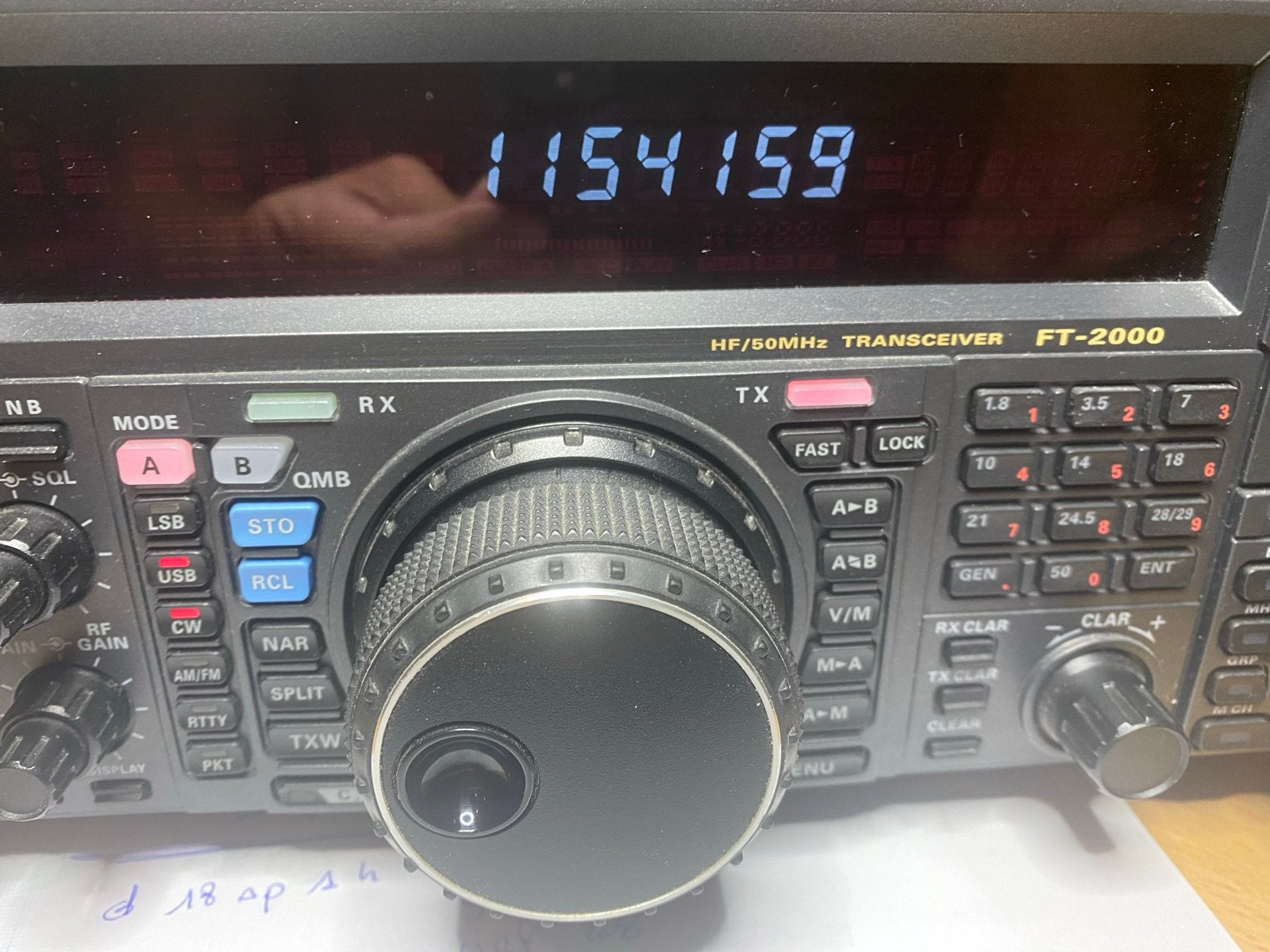 Inruil FT2000 set - HF Transceiver met SP-2000 speaker, Ophalen of Verzenden, Gebruikt, Audio