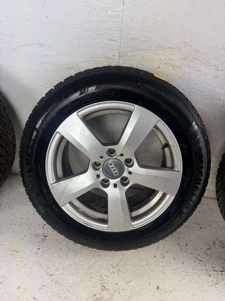 Originele Audi A4 A6 velgen 16" 5x112 winter 8mm Caddy Skoda, Niet ingevuld, Gebruikt, 16 inch, Banden en Velgen