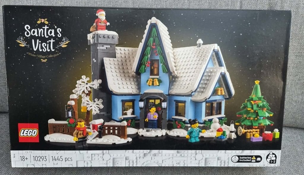 LEGO Santa's Visit (10293) - Winter Village Collection, Kinderen en Baby's, Speelgoed | Duplo en Lego, Compleet, Overige thema's