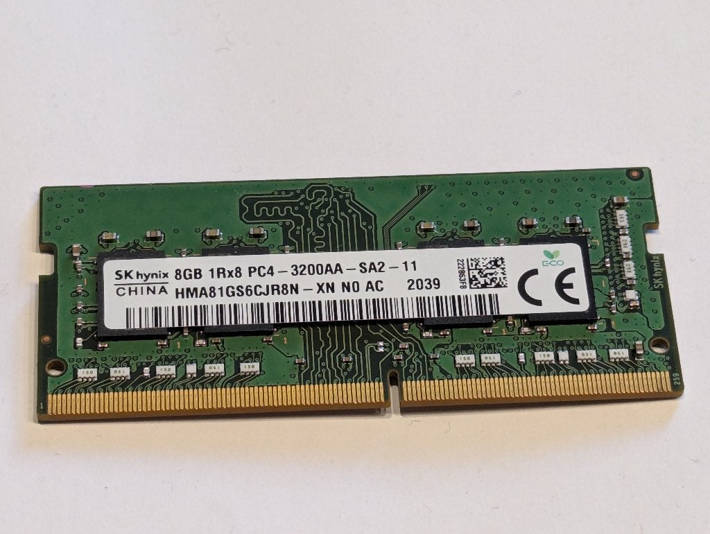 SK hynix SODIMM DDR4 PC4-3200 8GB, DDR4, 8 GB, Ophalen of Verzenden, Zo goed als nieuw