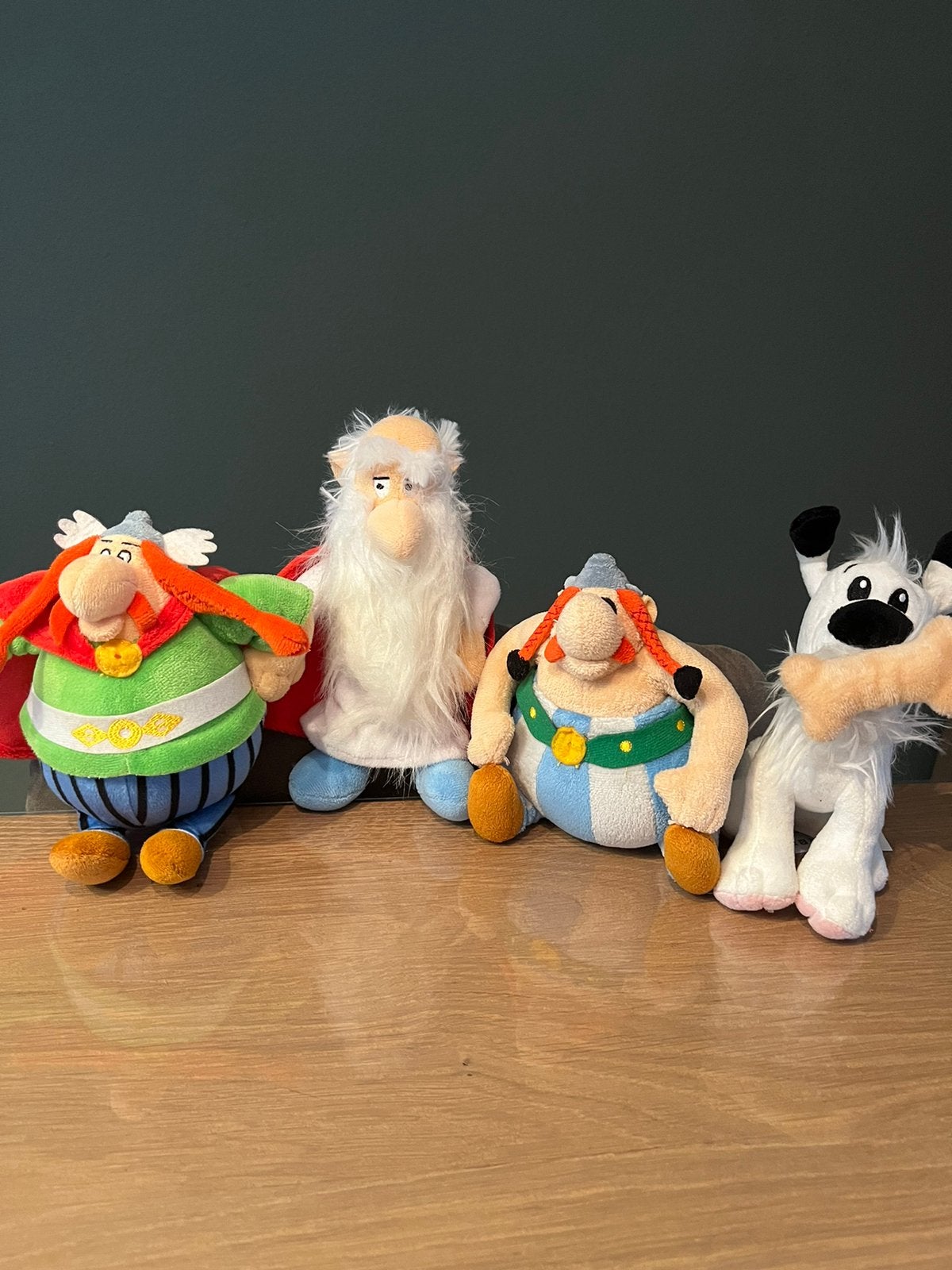 Leuke set Asterix en Obelix knuffels, Ophalen of Verzenden, Zo goed als nieuw, Overige typen