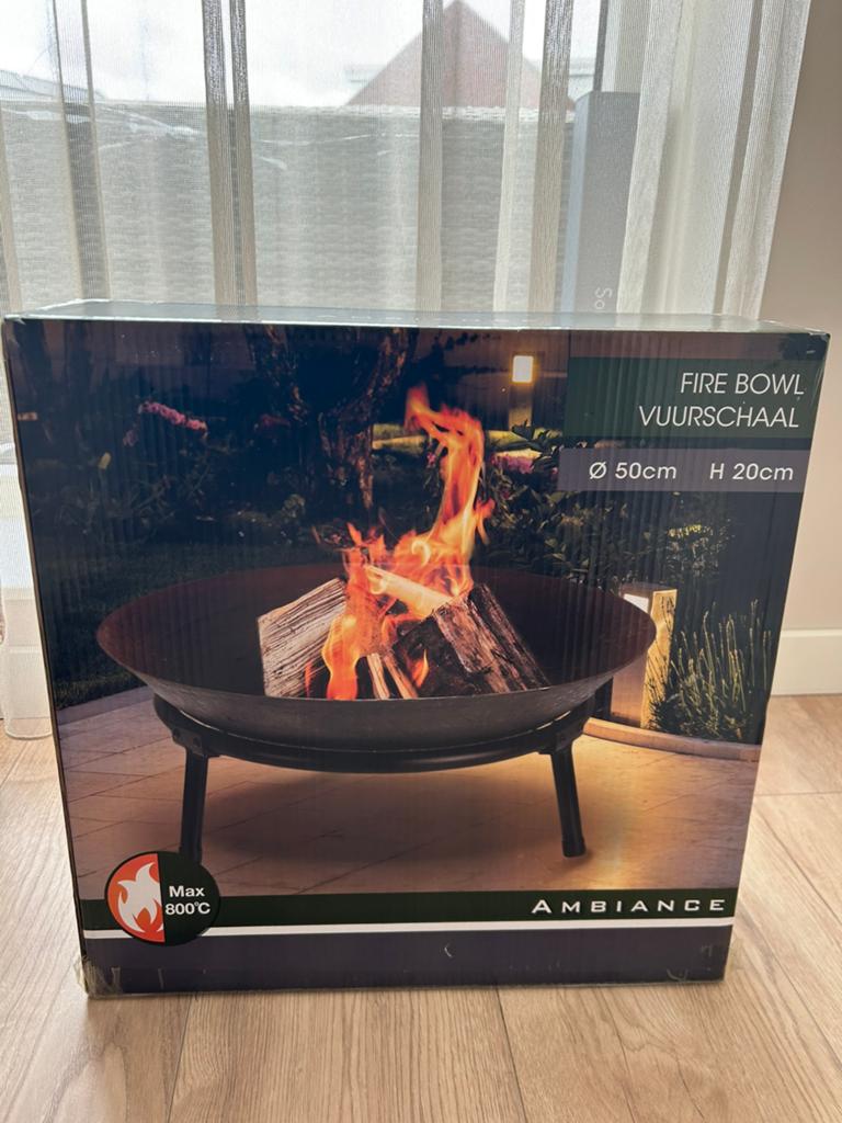Vuurschaal te koop! Nieuw, nog in doos., Ophalen of Verzenden, Nieuw