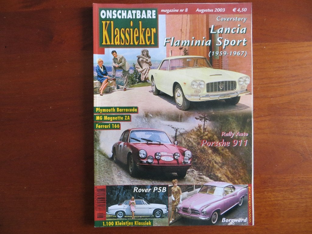 Onschatbare Klassieker 8 2003 Lancia Flaminia Sport (’59-67), Boeken, Ophalen of Verzenden, Nieuw, Porsche