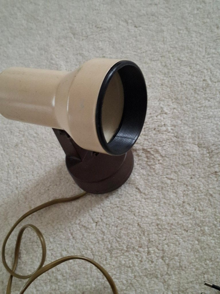 vintage Dutch design wandspot, jaren "70, Ophalen of Verzenden