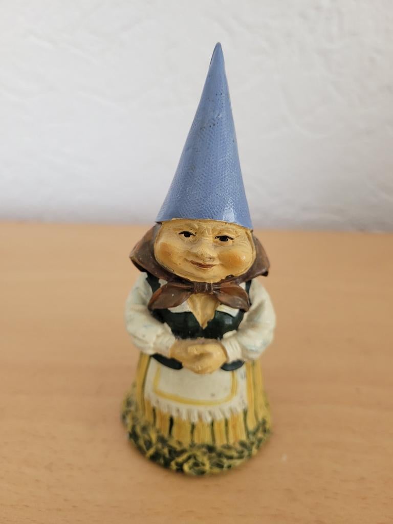 Vintage Rien Poortvliet kabouter vrouwtje beeldje, Ophalen of Verzenden, Gebruikt, Meerkleurig