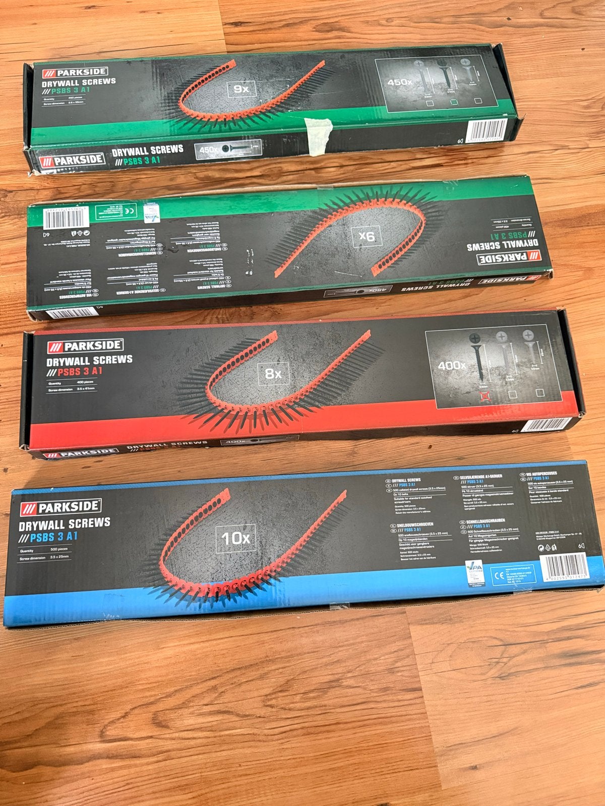 Parkside Gipsplaatschroeven PSBS 3 A1 - Diverse Maten, Doe-het-zelf en Verbouw, Ophalen, Nieuw, Minder dan 50 mm, Schroeven