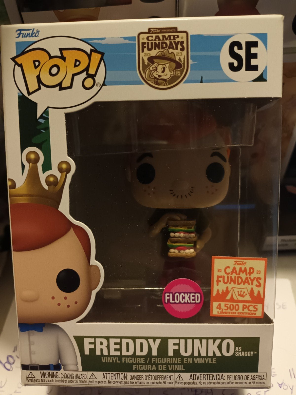 Funko Pop! Freddy Funko as Shaggy Flocked Camp Fundays 2023, Ophalen of Verzenden, Nieuw