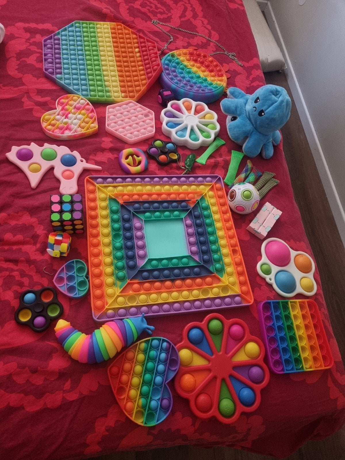 Te koop partij fidget toys, Ophalen, Zo goed als nieuw