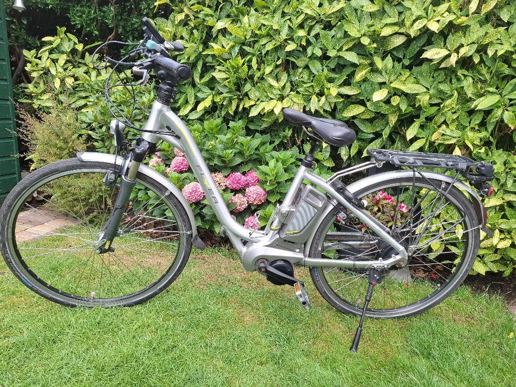 Flyer e-bike T 12, Fietsen en Brommers, Elektrische fietsen, Gebruikt, Minder dan 47 cm, 50 km per accu of meer, Ophalen