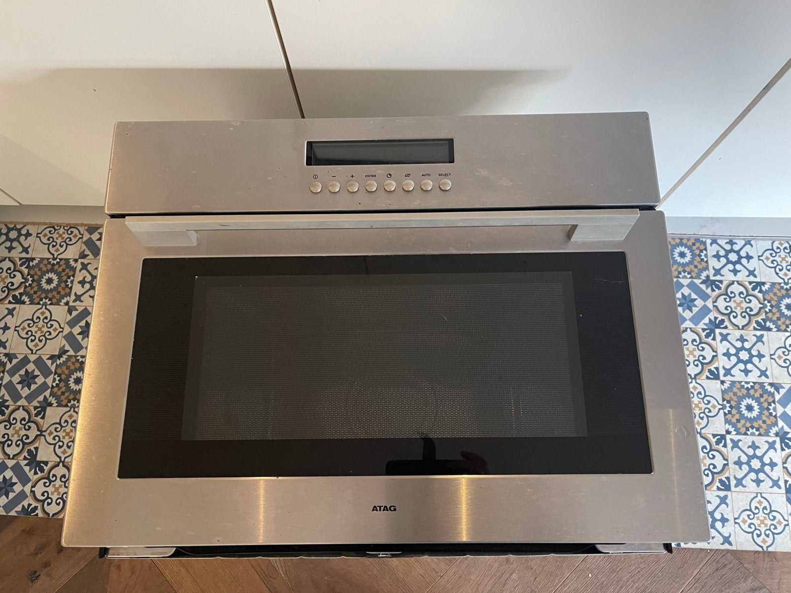 Atag inbouw magnetronoven MA4211LUU, Witgoed en Apparatuur, Ophalen, Zo goed als nieuw, Inbouw, 45 tot 60 cm