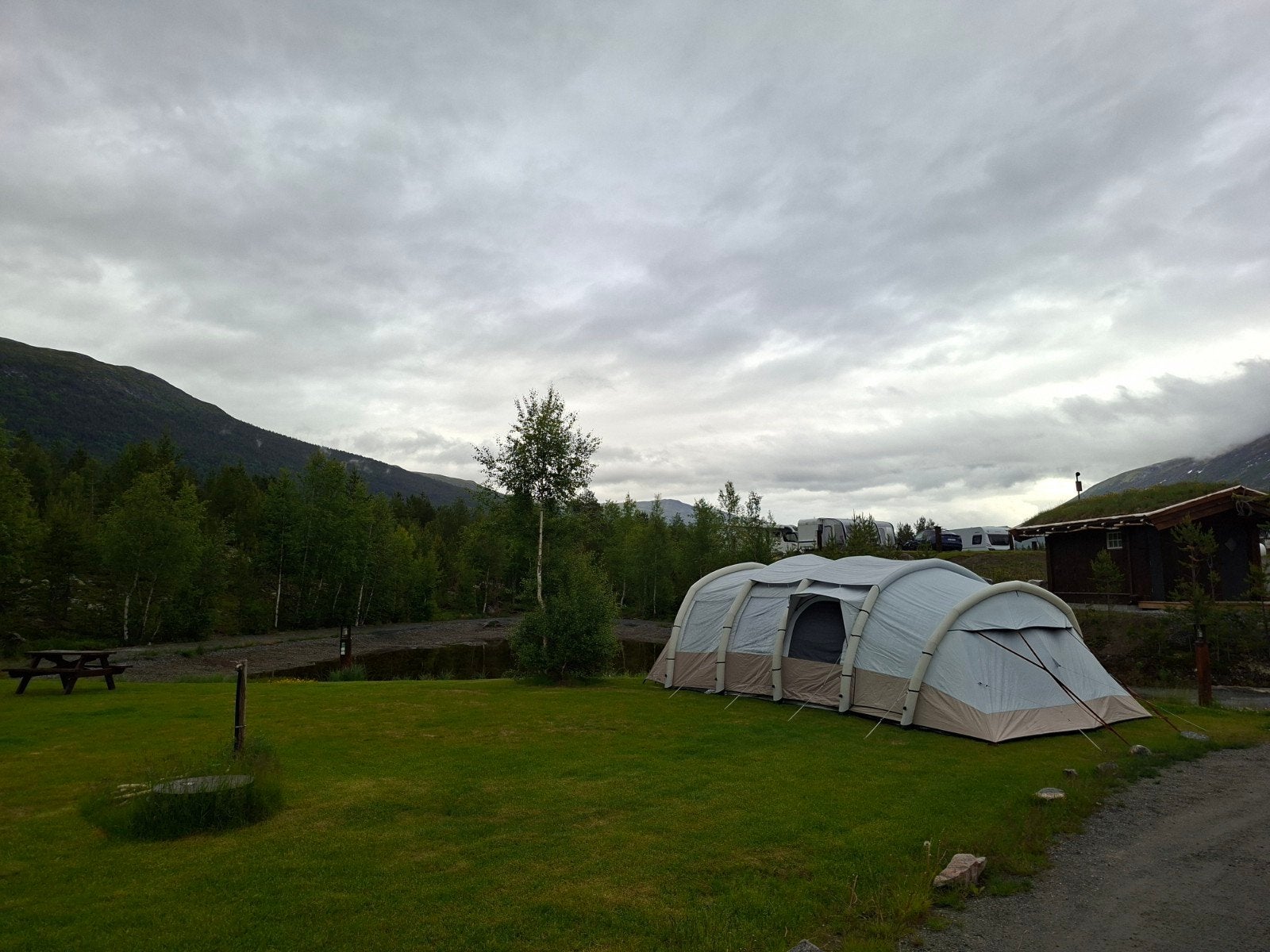 Opblaasbare tent airseconds 6.3 XXL mrt Fresh&Black, Ophalen, Gebruikt, Meer dan 6