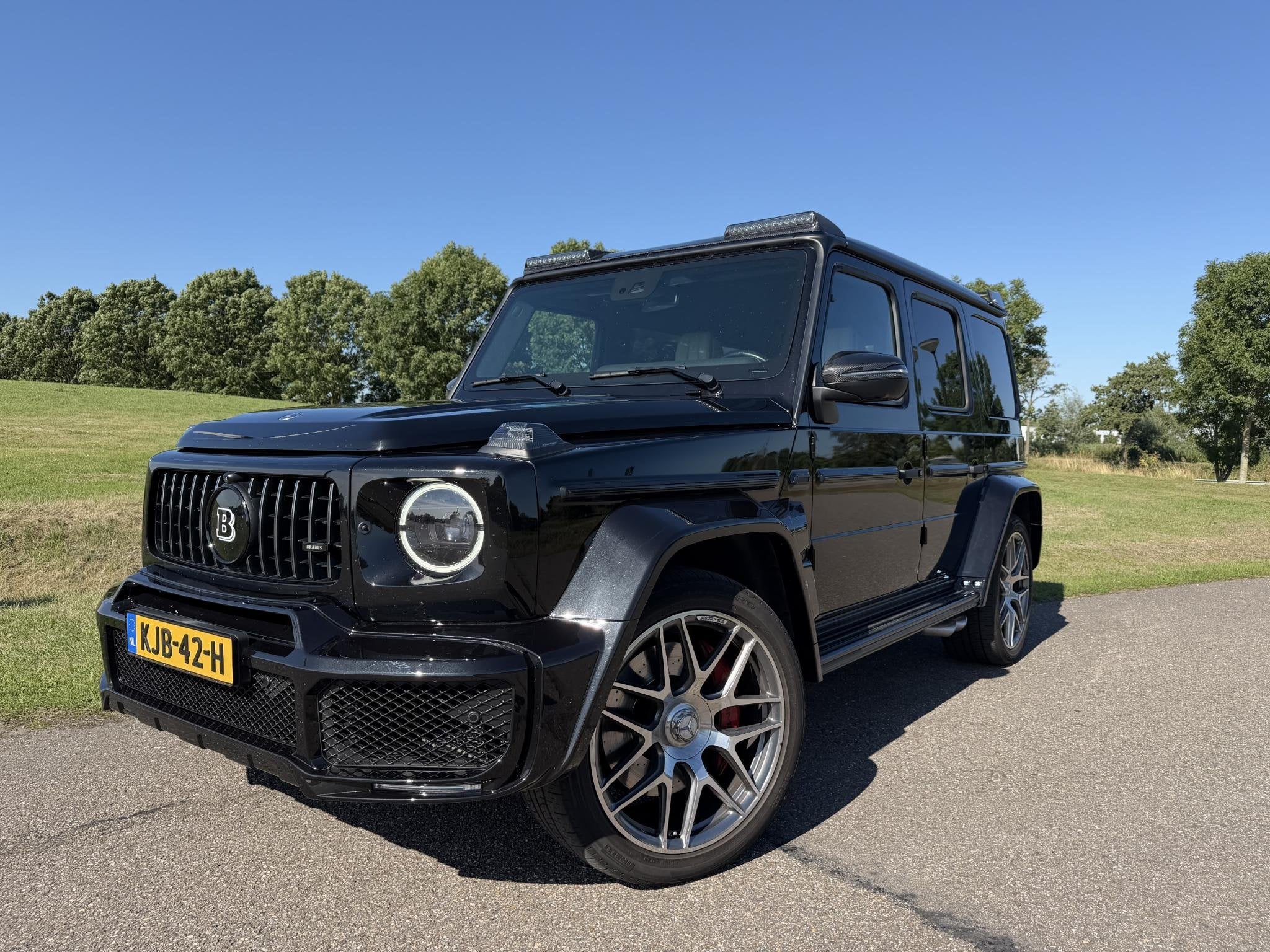 Mercedes-Benz G-klasse 63 Brabus widebody 700 Full Options, Auto's, Mercedes-Benz, Automaat, 700 pk, G-Klasse, Zwart
