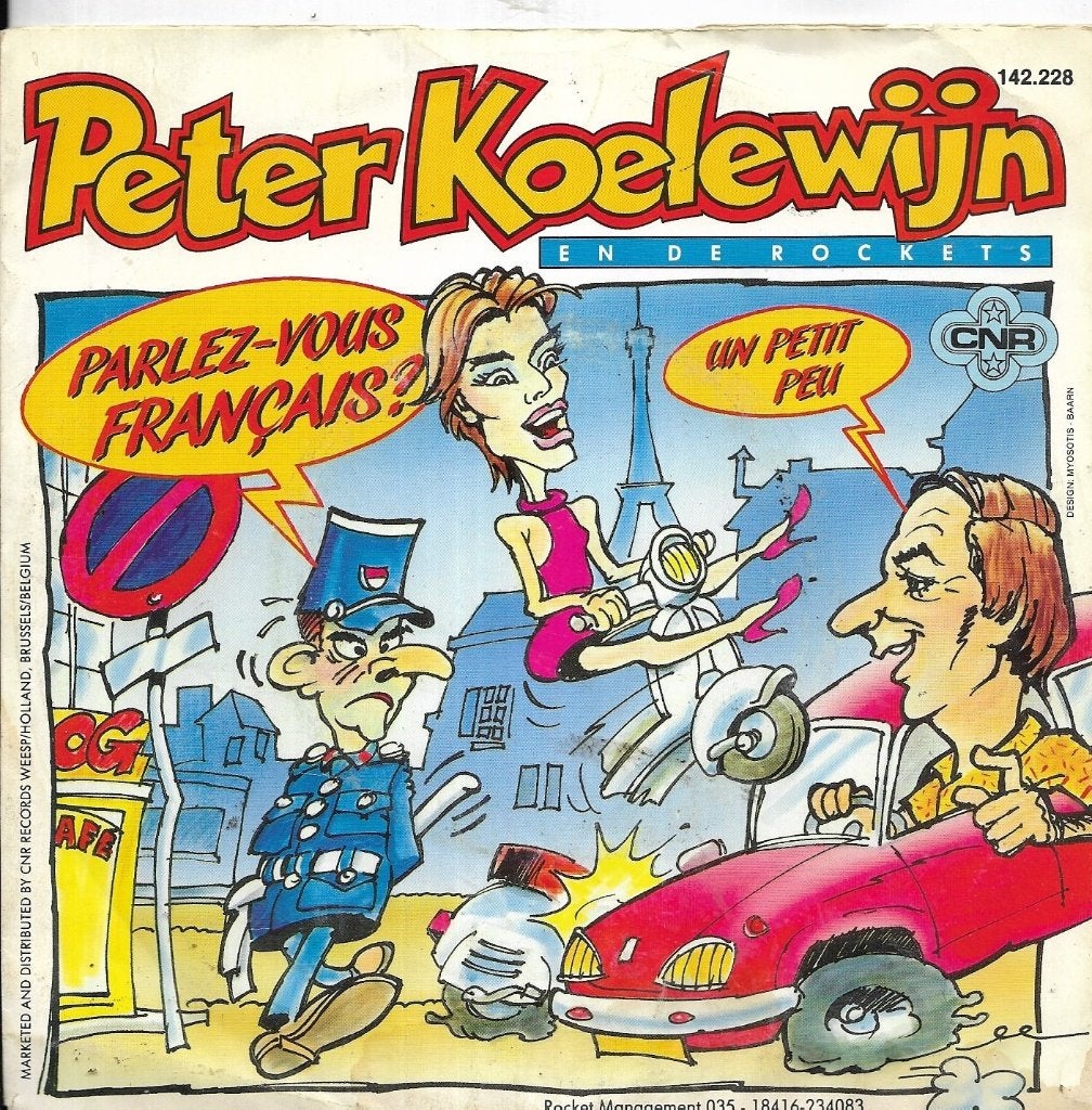 Peter Koelewijn-Parlez vous francais, Cd's en Dvd's, Vinyl Singles, Gebruikt, 7 inch, Nederlandstalig, Single