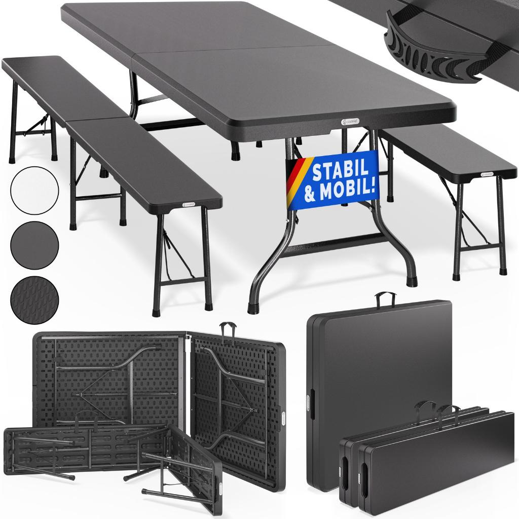 Campingtafel tuintafel eettafel klaptafel 183cm GRTS BZRGD!, Campingtafel, Verzenden, Nieuw, Nvt