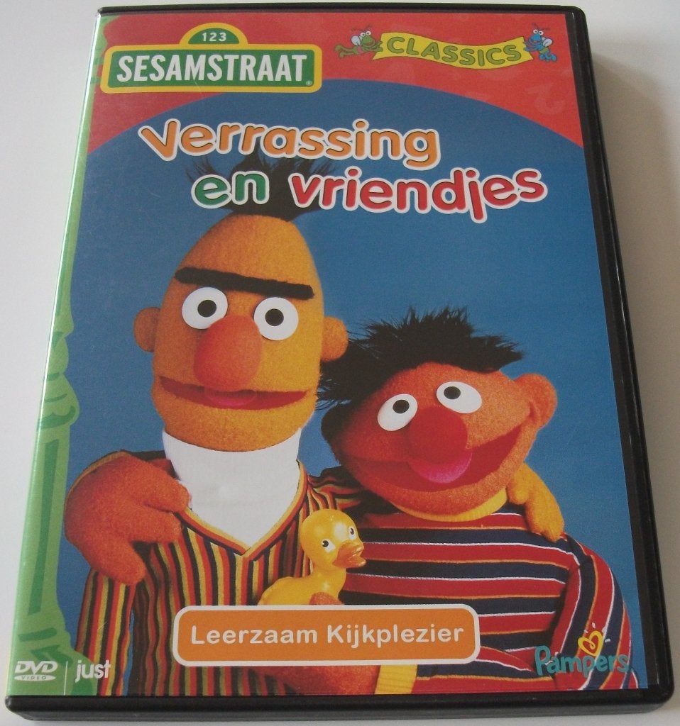 Dvd *** SESAMSTRAAT *** Verrassing en Vriendjes, Europees, Alle leeftijden, Overige typen, Ophalen of Verzenden