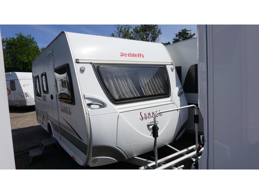 Dethleffs Summer Edition 430 RQ Mover, lichtgewicht!, Caravans en Kamperen, Rondzit, Schokbreker, Bedrijf, Tot en met 4