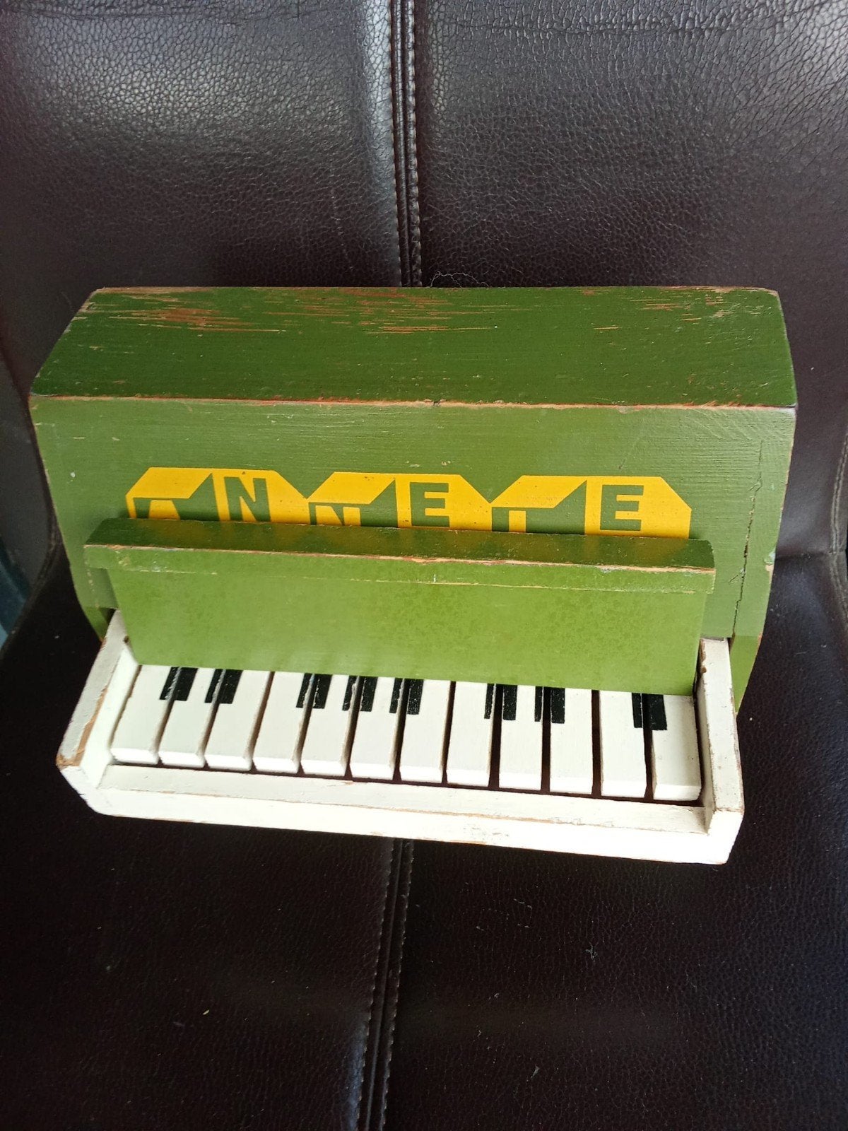 Vintage houten speelgoedpiano 'ANELE', Ophalen of Verzenden