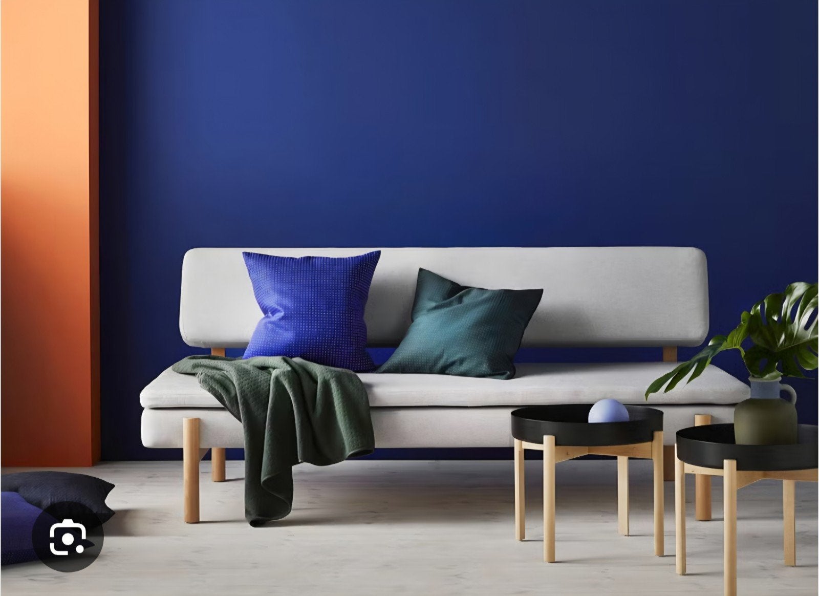 Ikea x Hay Ypperlig Deens design slaapbank, Ophalen, Gebruikt, Eenpersoons, 80 cm