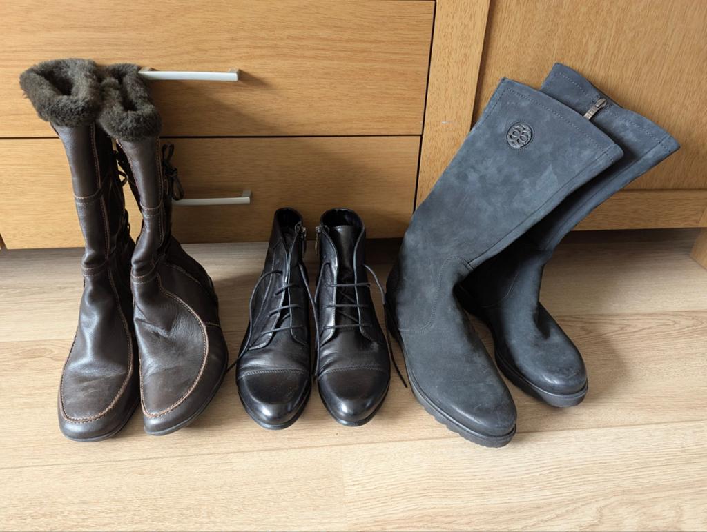 Set nieuwe laarzen en schoenen Caprice en ara, Kleding | Dames, Schoenen, Ophalen of Verzenden, Nieuw, Zwart