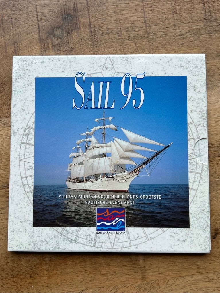 Sail 95 munten set, Postzegels en Munten, Munten | Nederland, Ophalen of Verzenden, Koningin Beatrix
