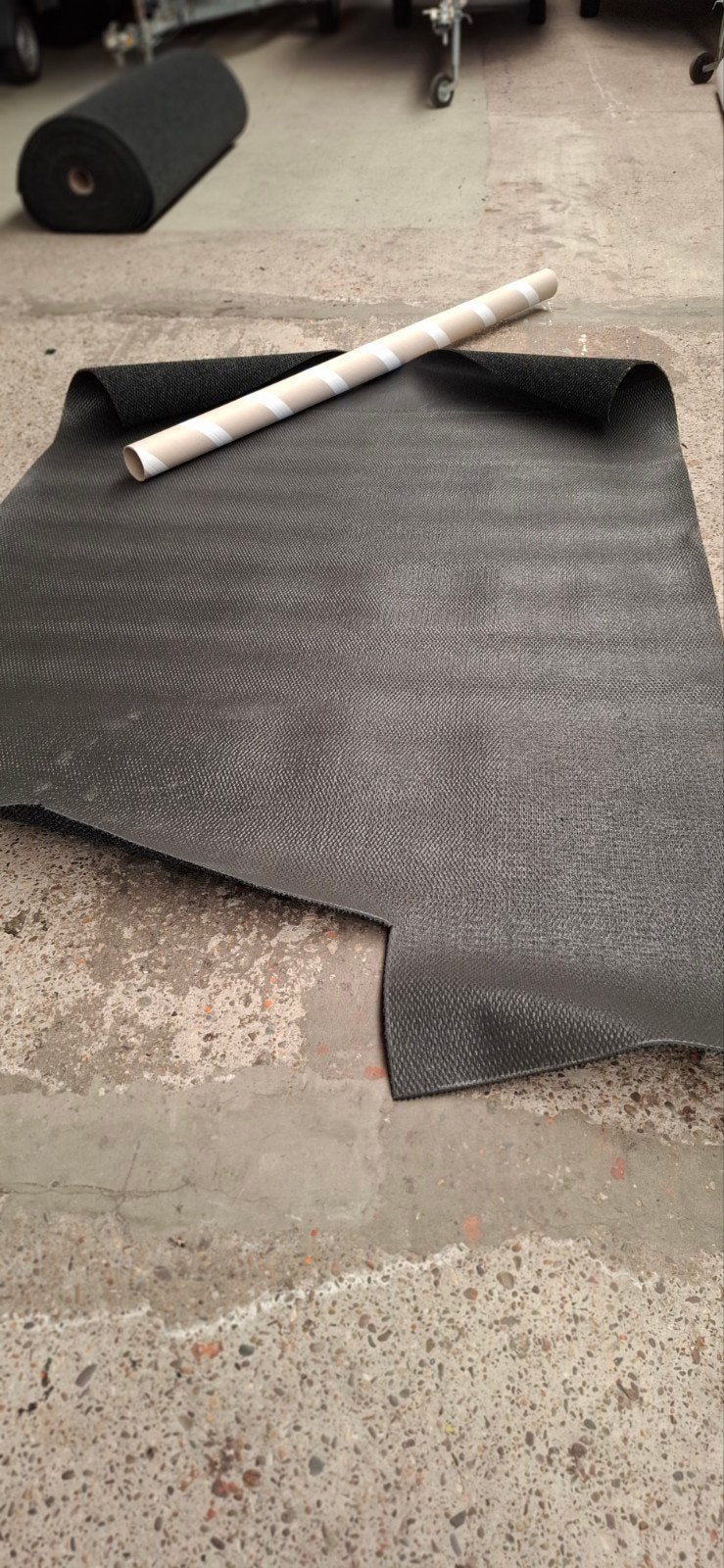 Restant tapijt,  extra sterk,  bkeus,  2,40x 2m, Ophalen, Zwart, Nieuw, 5 tot 10 m²