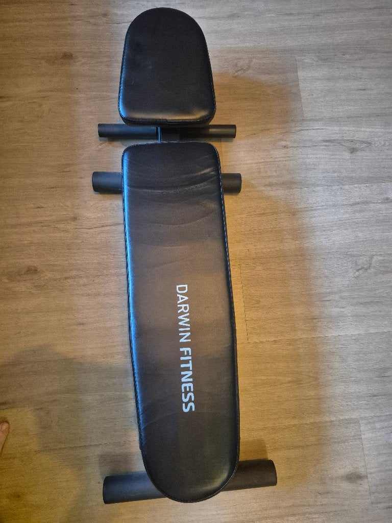 Darwin Fitness verstelbare halterbank en Dumbbells sporten, Ophalen, Benen, Krachtstation, Nieuw