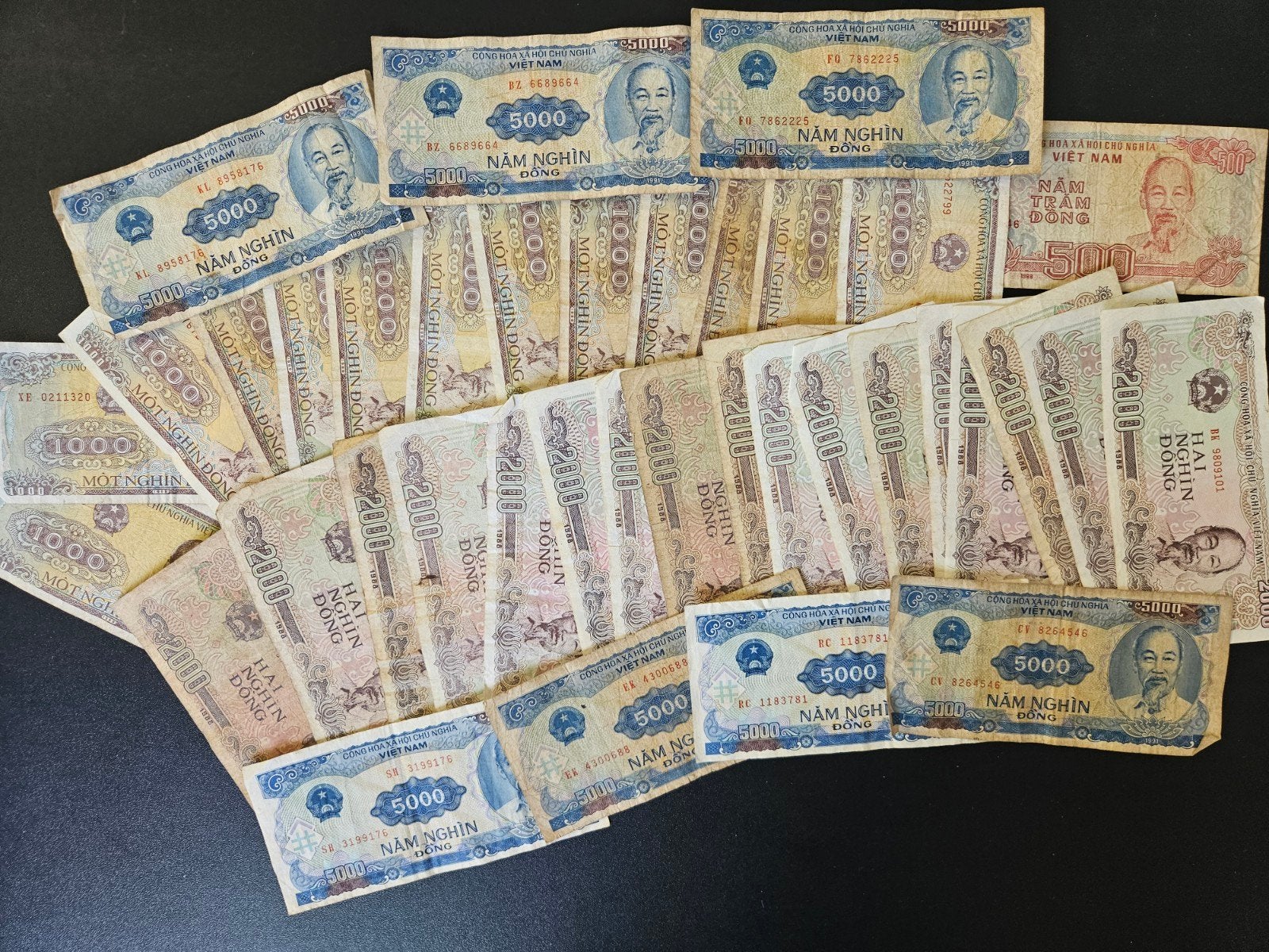 Vietnam 82500 dong, Postzegels en Munten, Bankbiljetten | Azië, Verzenden, Zuidoost-Azië, Setje
