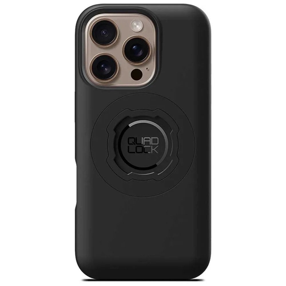 Quadlock Mag telefoonhoesje voor iPhone 16 pro, Kunststof, IPhone 16 Pro, Draadloos opladen, Quad Lock