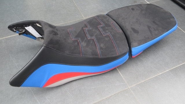 Motorzadel opnieuw bekleden BMW R1200 R1150 te Vianen, Ophalen of Verzenden