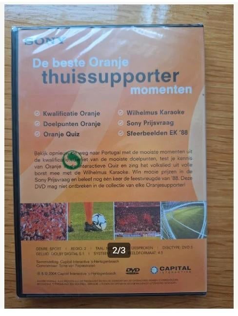 Dvd de beste oranje thuissupporter momenten h3, Cd's en Dvd's, Alle leeftijden, Ophalen of Verzenden, Nieuw in verpakking, Overige typen