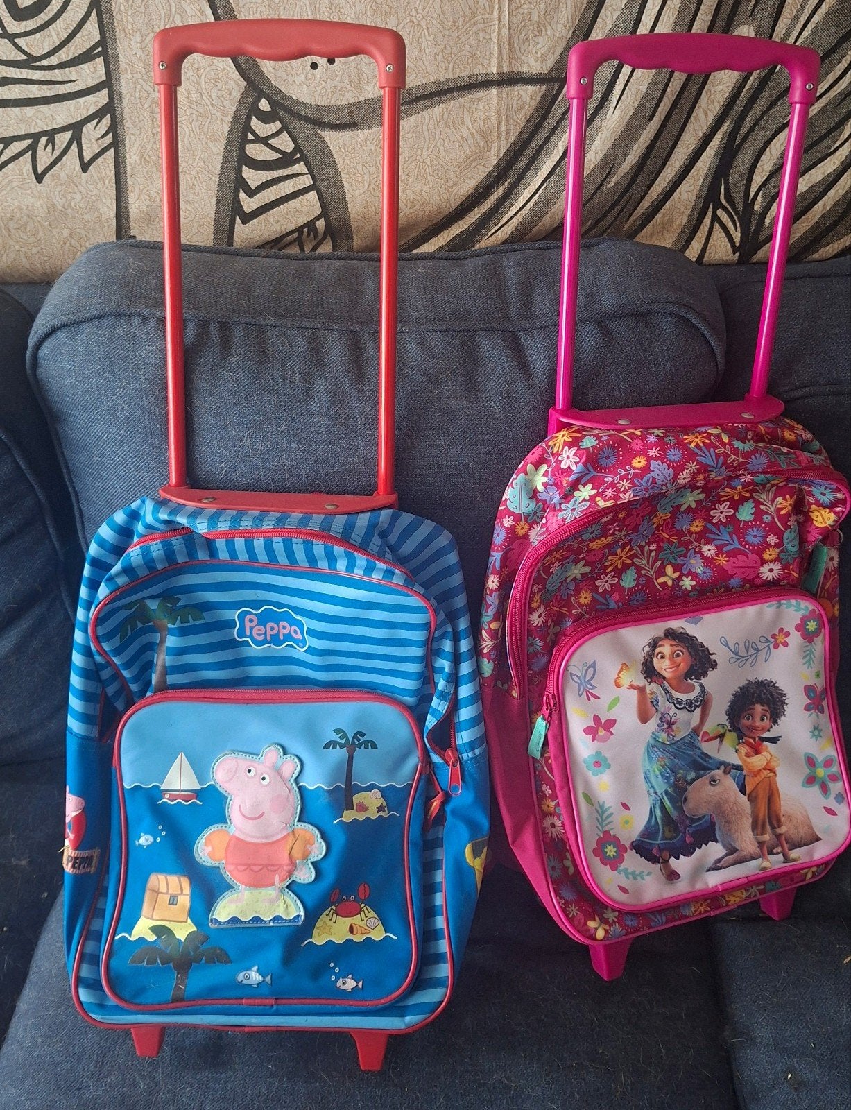 Kinder trolley rugtassen., Sieraden, Tassen en Uiterlijk, Ophalen, Zo goed als nieuw, Rugtas